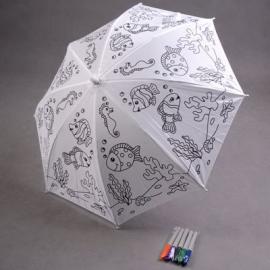 Színezhető esernyő