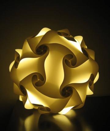 Kreatív puzzle lámpa – gömb