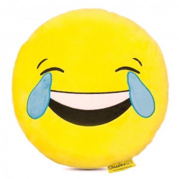 Sírva nevetős emoji párna