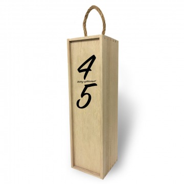 Fa bortartó doboz - Születésnapra számokkal
