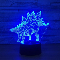 3D LED lámpa - Stegosaurus