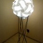 Kreatív puzzle lámpa - gömb (M, Fehér)